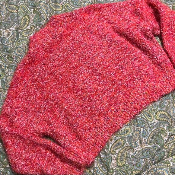 Free People Confetti Eyelash Knit Mock Neck Sweater S - Picture 10 of 15